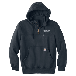 Carhartt Rain Defender Paxton Heavyweight Hooded Zip Mock Sweatshirt